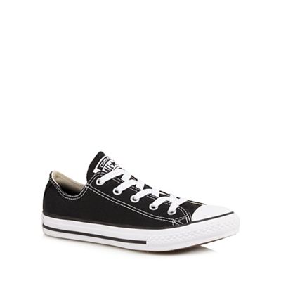 Converse Boy's black 'All Star' canvas trainers